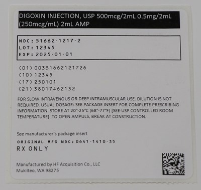 00351662121726 Digoxin Pouch Label